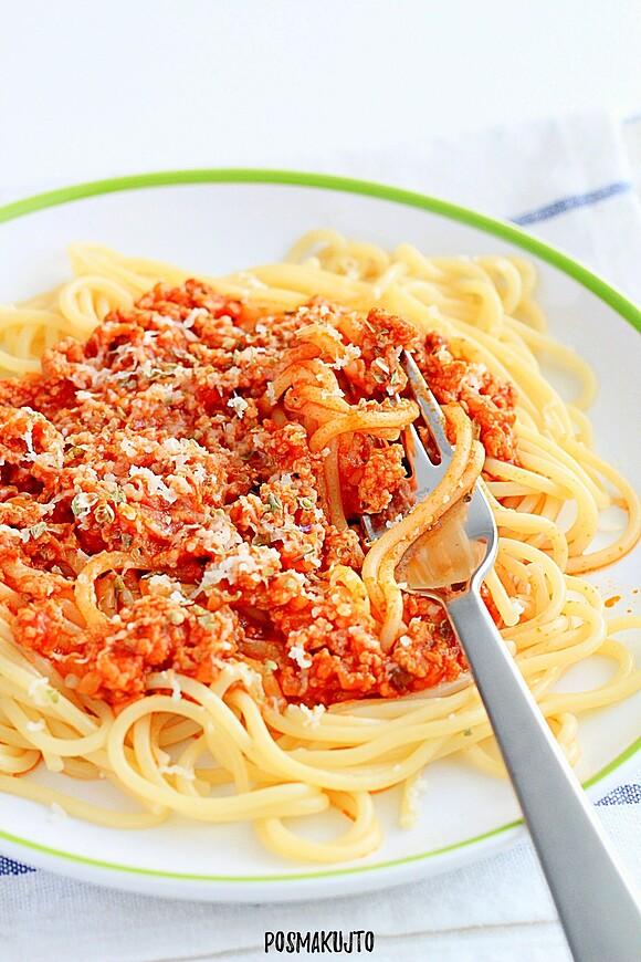 Ekspresowe spaghetti bolognese