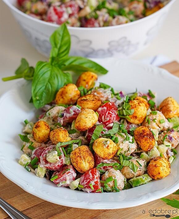 Sałatka z gnocchi
