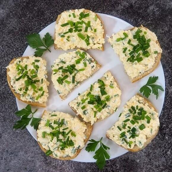 Pasta z twarogu i jajek