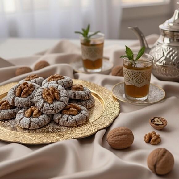 Ghriba z orzechami