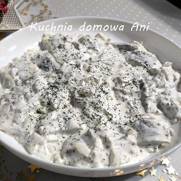 Śledzie w sosie jogurtowo-musztardowym