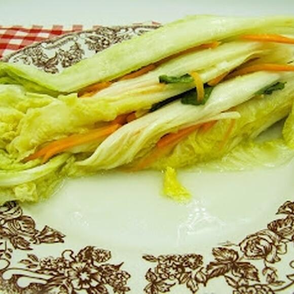 Białe kimchi –łagodna wersja