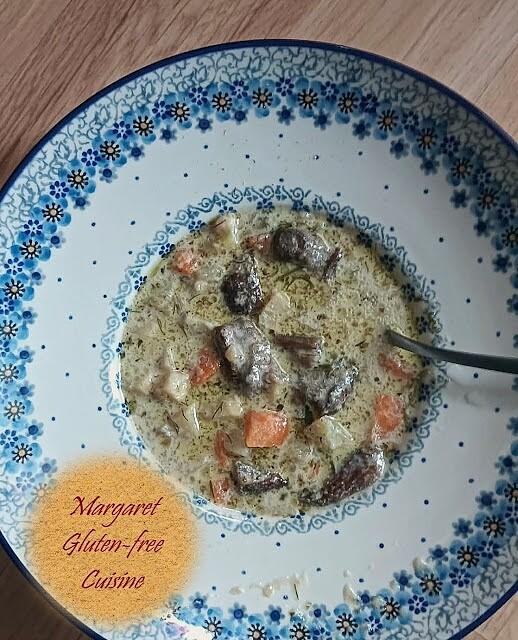 Zupa grzybowa z koperkiem