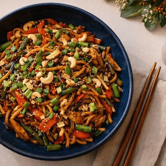 Udon z kurczakiem