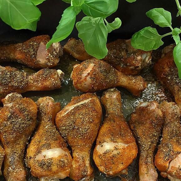 Pieczone podudzia z kurczaka keto, bezglutenowe i bez laktozy