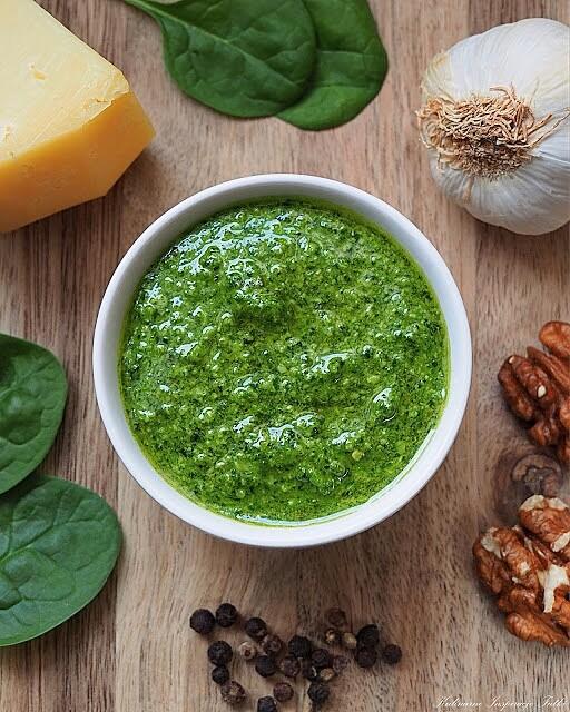 Pesto ze szpinaku