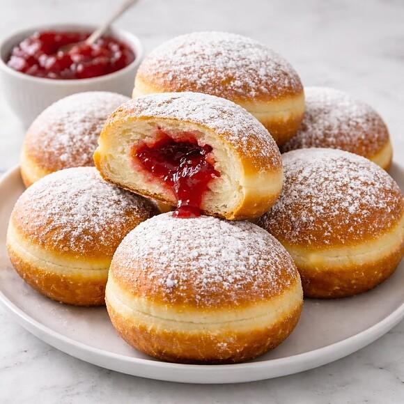 Pączki z marmoladą