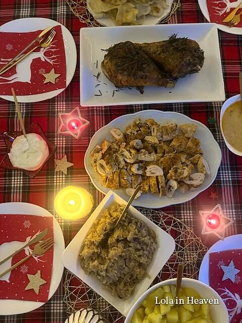 Świąteczna kolacja w klimacie Bożego Narodzenia