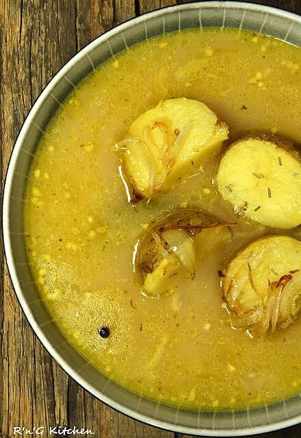 War z ziemniakami kuchnia łemkowska