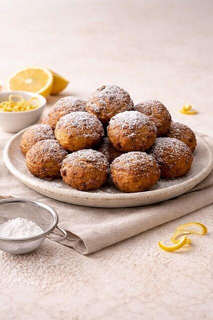 Mini pączki z ricottą - delikatne i puszyste