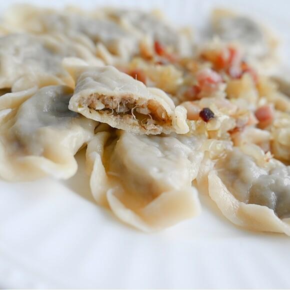 Pierogi z kaszanką
