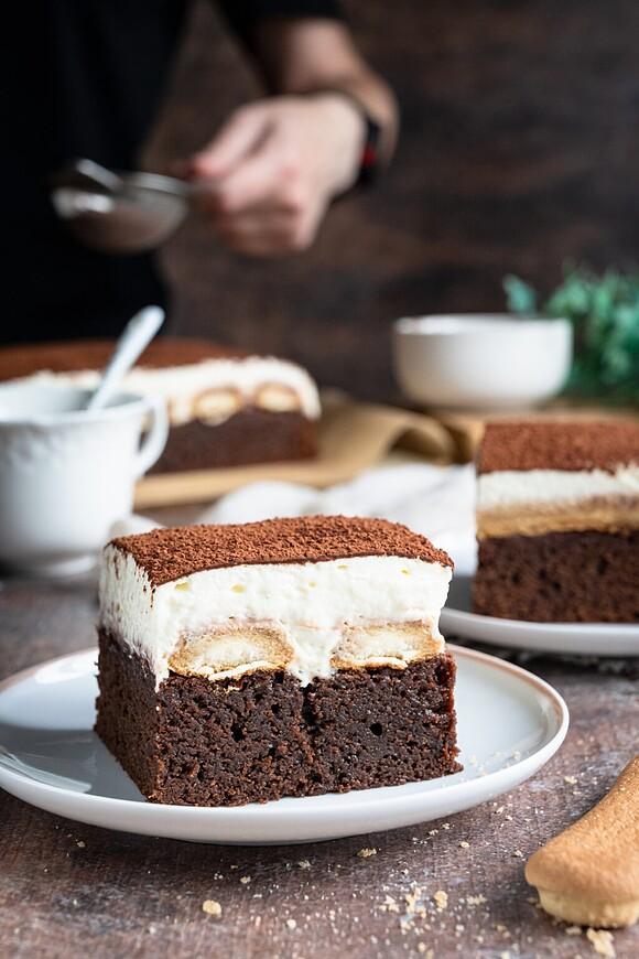 Brownie a’la tiramisu