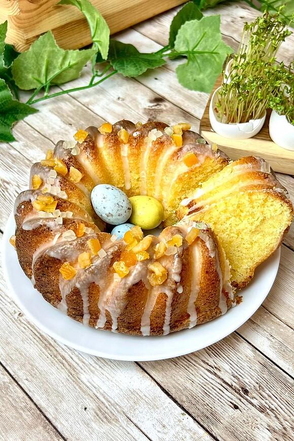Babka cytrynowa z kisielami