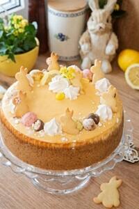 Sernik z lemon curd