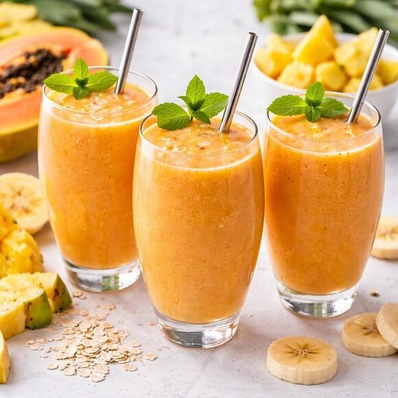 Tropikalna energia smoothie - przepis na zdrowy napój