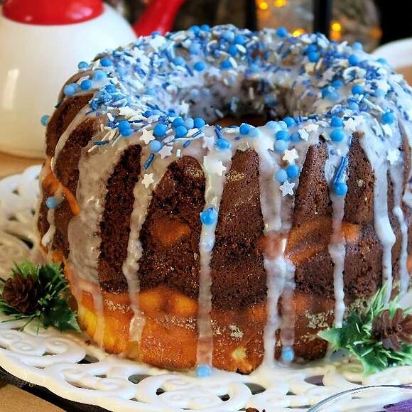 Babka piernikowa z serem - świąteczny deser korzenny i serowy