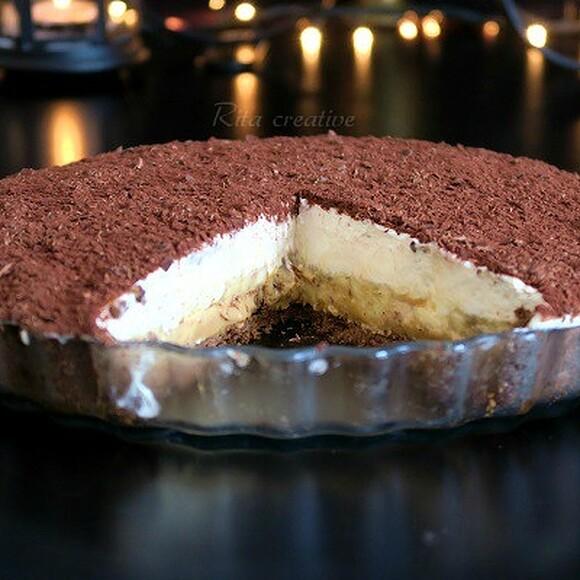 Banoffee pie - ciasto bez pieczenia z bananami i kajmakiem