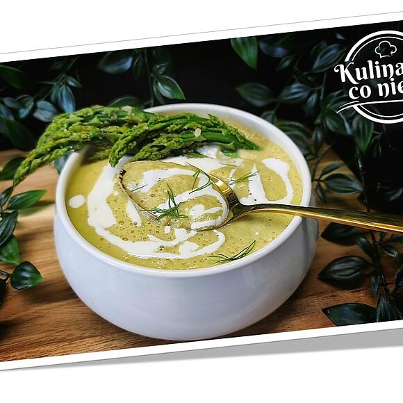 Kremowa zupa szparagowa z cieciorką w multicookerze Tefal Cook4me