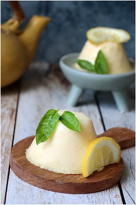 Cytrynowa panna cotta