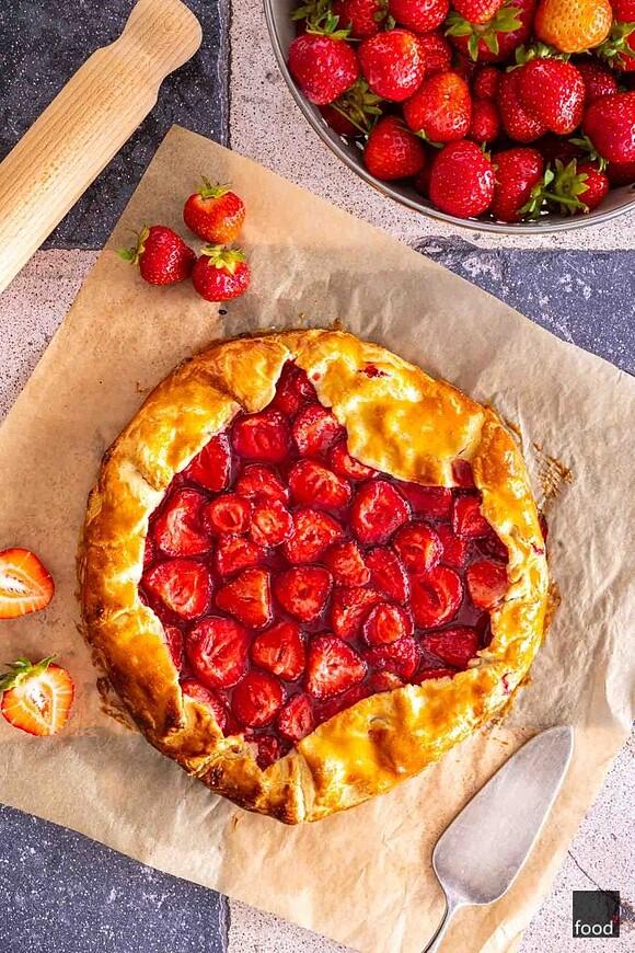 Galette z truskawkami