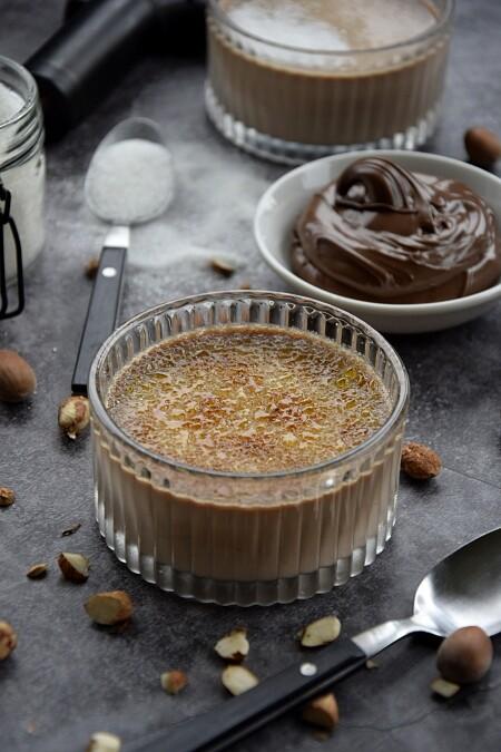 Nutellowy crème brûlée