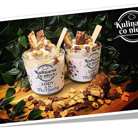 Lody à la mcflurry z lionem ninja creami