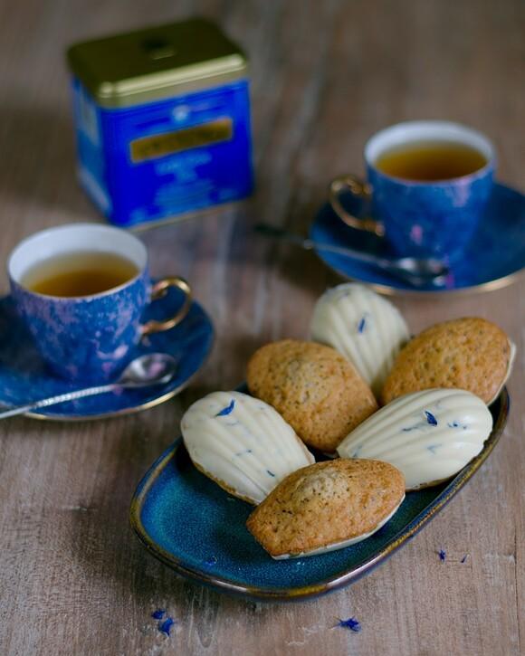 Magdalenki Earl Grey z białą czekoladą